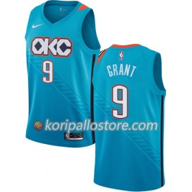 Oklahoma City Thunder Jerami Grant 9 2018-19 Nike City Edition Sininen Miesten Pelipaidat Swingman 